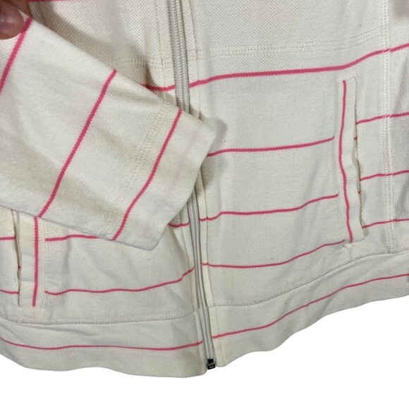 T by Talbots Women Jacket Size XS Long Sleeve Full Zip Stripped Casual Outdoor - Picture 7 of 8